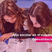 Curso escolar en el extranjero convalidación