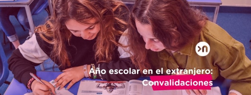 Curso escolar en el extranjero convalidación