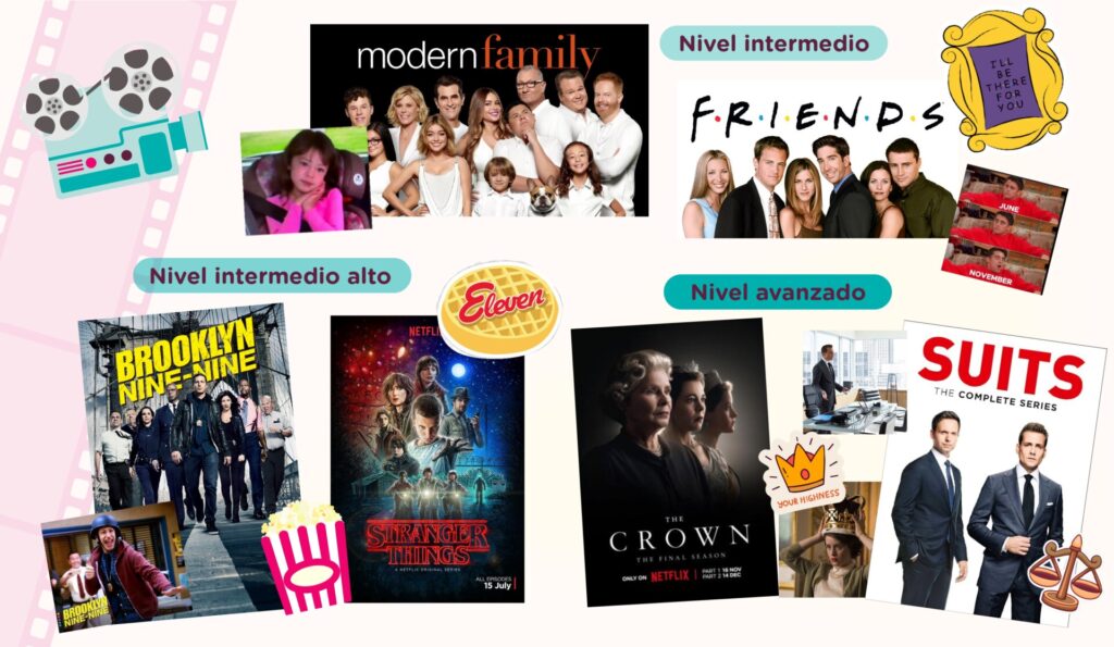 Aprender inglés con series más allá de los subtítulos
