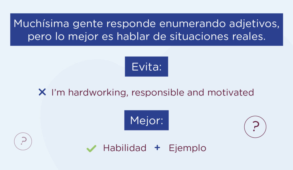 Inglés para entrevistas de trabajo cómo responder