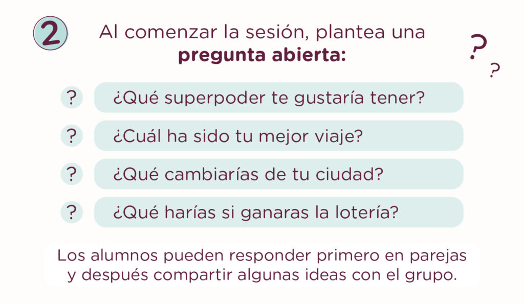 7 potentes actividades de speaking sin materiales