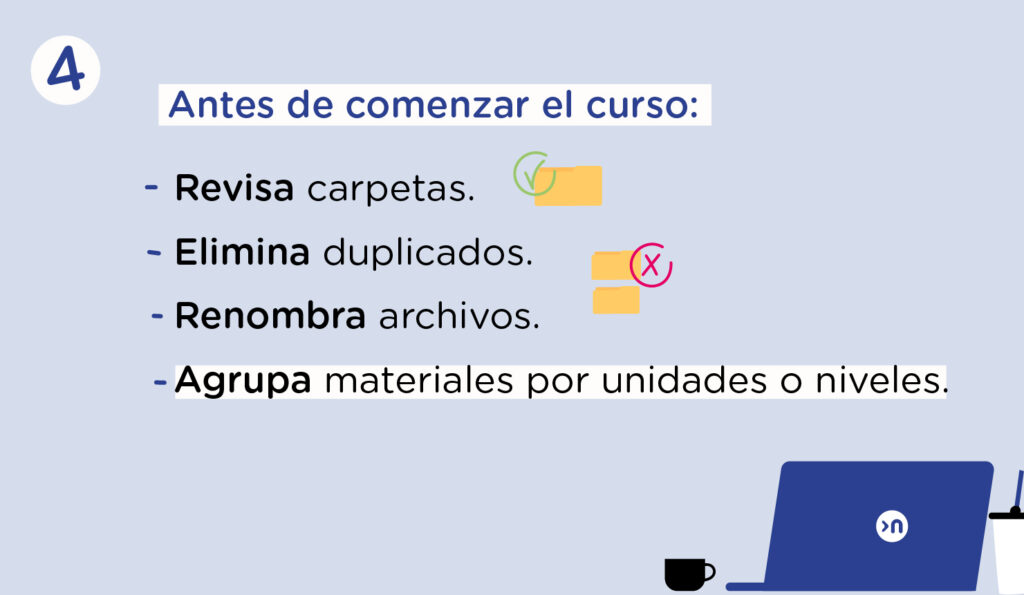 Organización docente 10 tareas clave para agosto