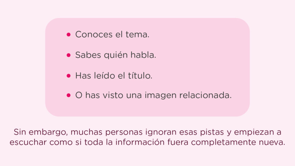 Listening en inglés cómo entender